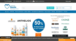Desktop Screenshot of farmaciabarata.es